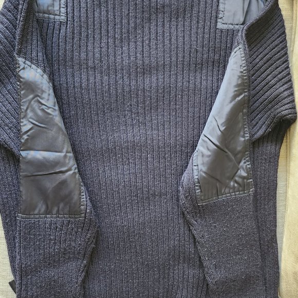 MARITHE & FRANCOIS GIRBAUD - AUTHENTIC AND VINTAGE GIRBAUD BLACK ARMY SWEATER - Picture 3 of 7